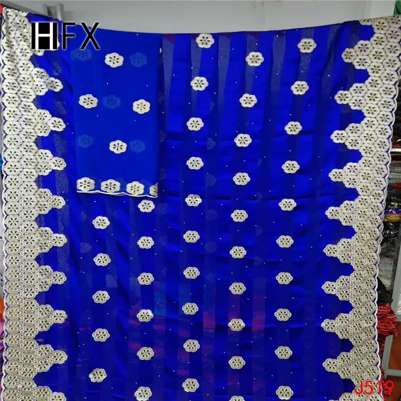

HFX african bazin getzner indonesian batik fabric jacquard brocade fabric price 5+2yards/lot cheap wholesales fabric Y520