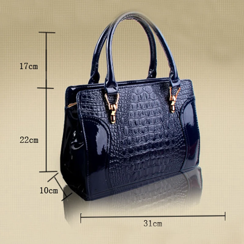 Crocodile Women Handbag PU Leather over Shoulder Lady Bag Luxury Designer Female Crossbody Messenger totes for feminina 2019 New