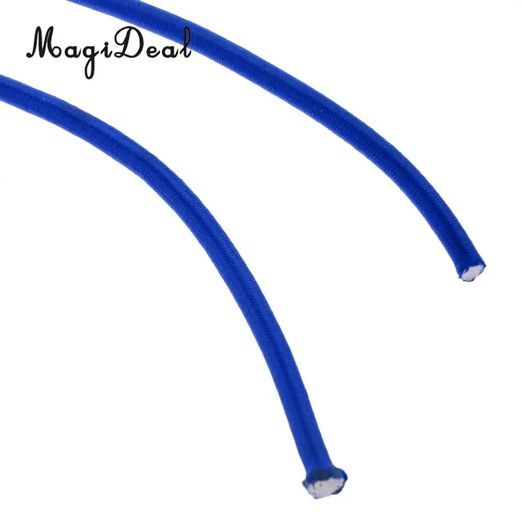 MagiDeal 4mm Heavy Duty Marine Grade Elastic Shock Cord Bungee Rope Tie Down Boat Cover Caravan DIY Craft - Various Length/Color