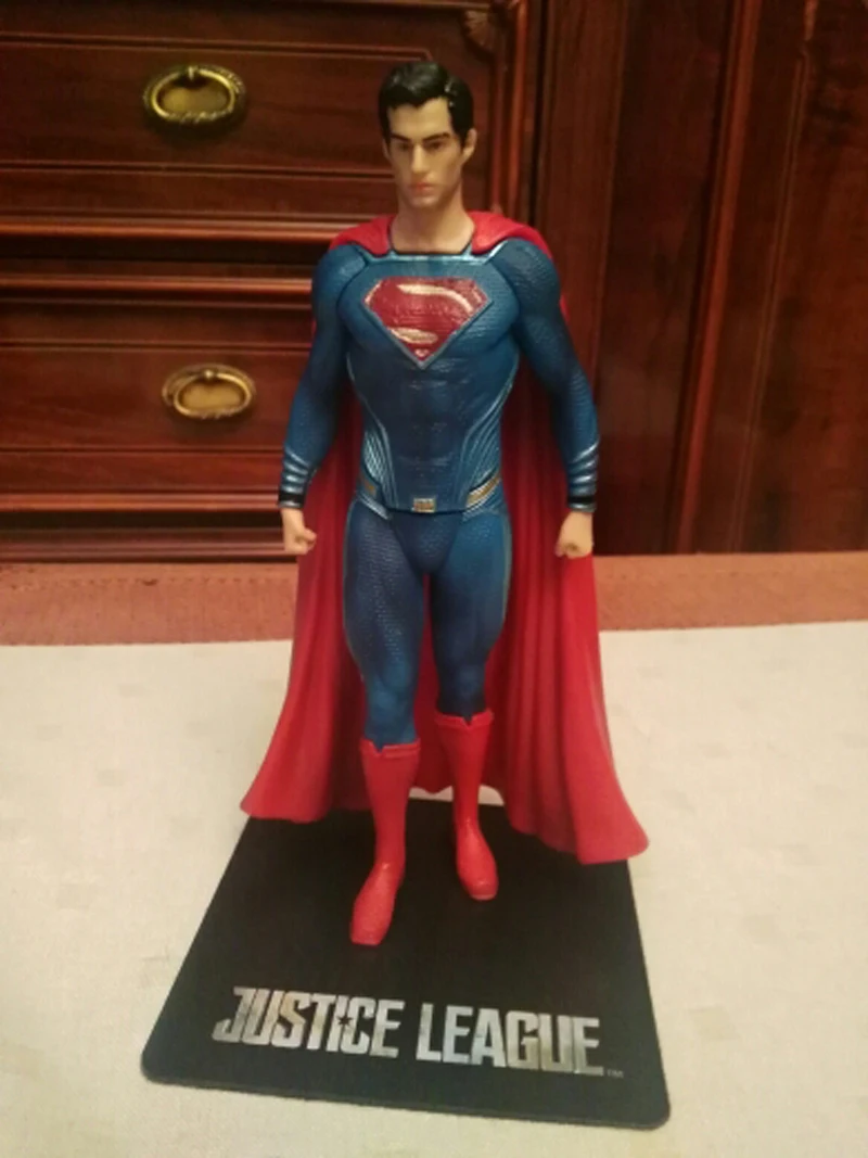 7inch 18cm ARTFX STATUE Justice League Aquaman Cyborg Superman Batman Wonder Woman Flash 1 10 Scale Action Figure Toy Doll (37)