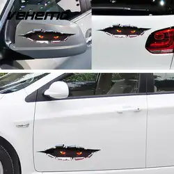 Vehemo 3D выглядывает глаз Наклейки для автомобиля грузовик окно заднего вида наклейка Графика ноутбука Стикеры Интимные аксессуары Высокое