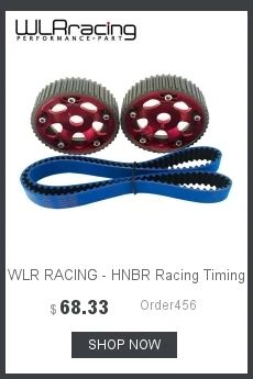 WLR RACING-HNBR гоночный Ремень ГРМ синий+ алюминиевый Cam gear красный для B18C Integra GSR/type-R WLR-TB1003B+ 6532R