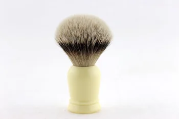 

FS-#SI22-IV11/SI22-EB11,100% Real Silvertip Badger Shaving Brush , Faux Ivory/Ebony handle, Knot 22mm+FREE STAND+FREE SHIPPING