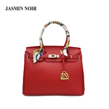 bags handbags women famous brands silver lock bag designer High quality PU leather shoulder bag Fashion tote bag with scarf