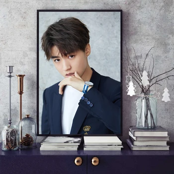 

TFBOYS star singer TF family member big painting king DIY digital oil painting hand-painted graffiti star decorative painting