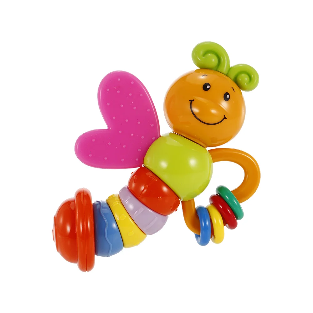 GOODWAY Baby Hand Rattles Plastic Hand Bell Rattle Bed Bell Toys Kids