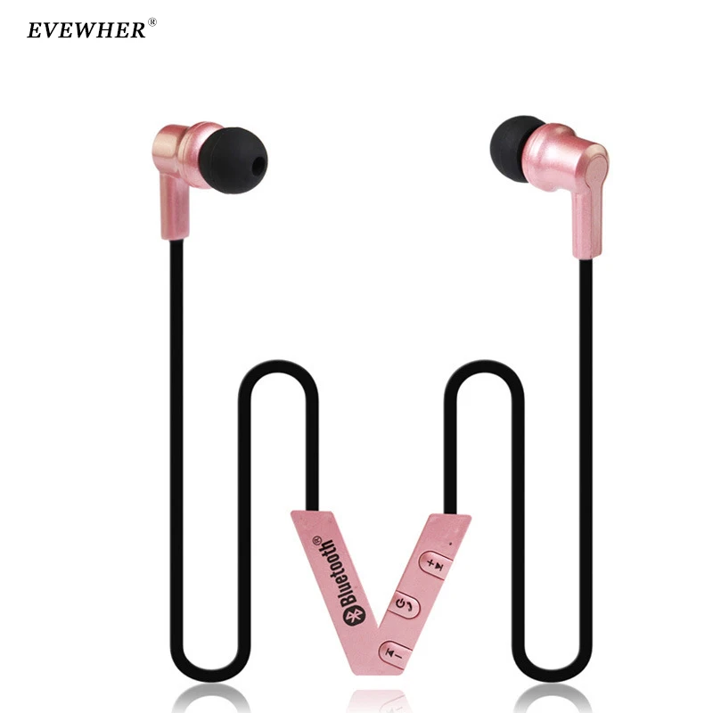 Noise reduction Bluetooth earphone Stereo Waterproof BT 4.1 Music Mic Remote Control Sports Headset for Android IOS | Электроника