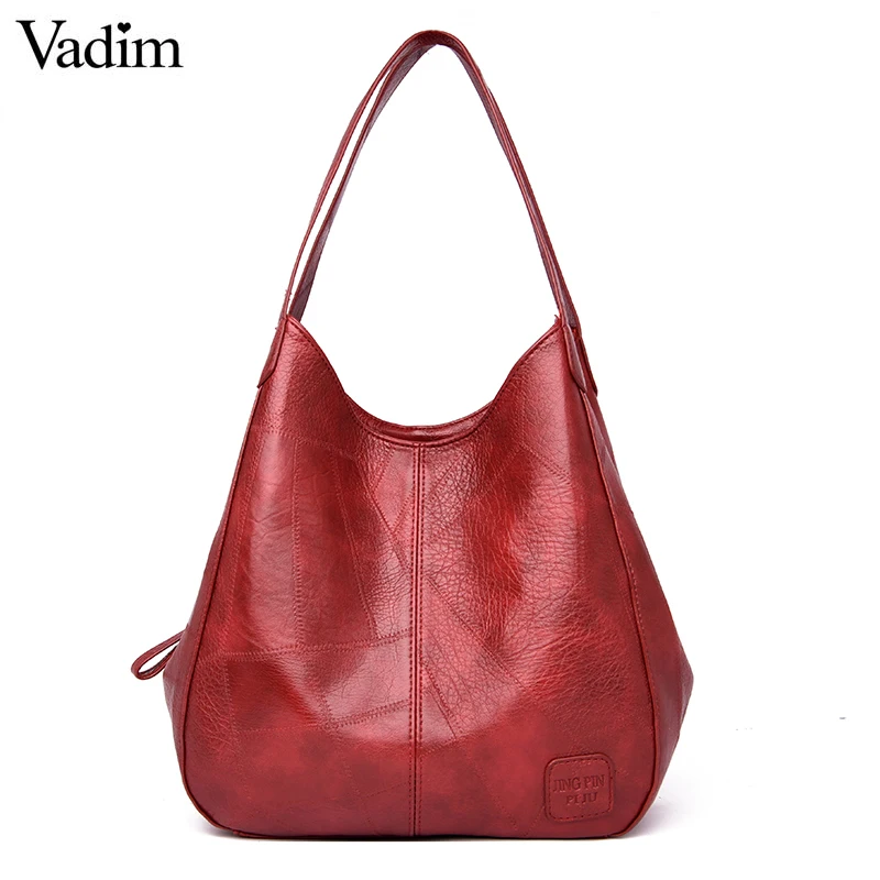 

Vadim New Fashion Bags Women Handbags Designer Ladies Soft Leather Bags Female Shoulder Bag 2019 Small Retro Women Tote Bag