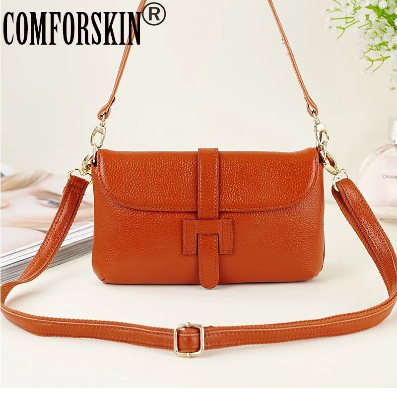 

Ladies Flap Split Leather H Draw Style Litchi Pattern Feminina Handbag Designer Two Straps 2017 New Arrival Women Messenger Bag