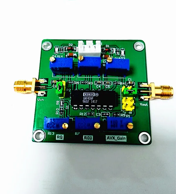 UAF42 Active High Pass Lowpass Bandpass Filter Frequency Gain Q Value Adjustable Filter Universal Filter UAF42 Active High Pass Lowpass Bandpass Filter Frequency Gain Q Value Adjustable Filter Universal Filter