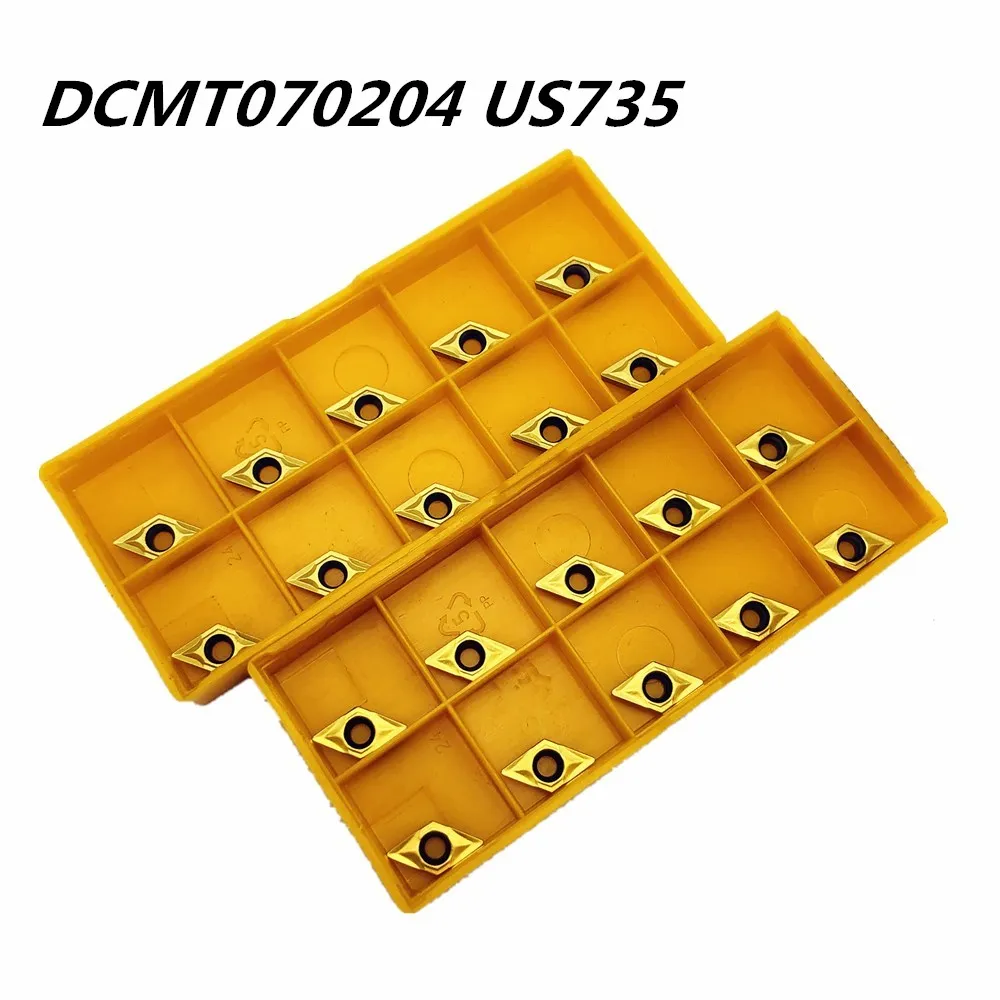 

Tungsten Carbide DCMT070204 VP15TF US735 External Metal Turning Tool Carbide Tool CNC Turning Lathe Tool DCMT 070204 Tools