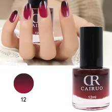 12 мл изменение температуры лака для ногтей контроль температуры цвета здоровье нетоксичное масло для ногтей 26 цветов блестящие, дизайн ногтей гель лак Горячий