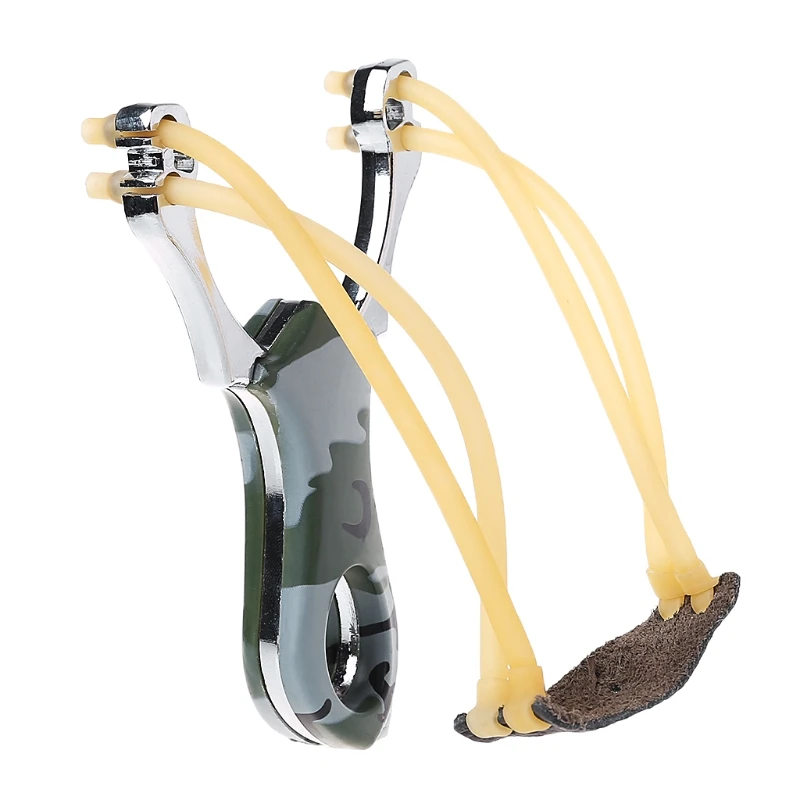 

Powerful Slingshots Alloy Camouflage Catapult Bow Outdoor Alloy Slingshot Hunting Tool Accessory