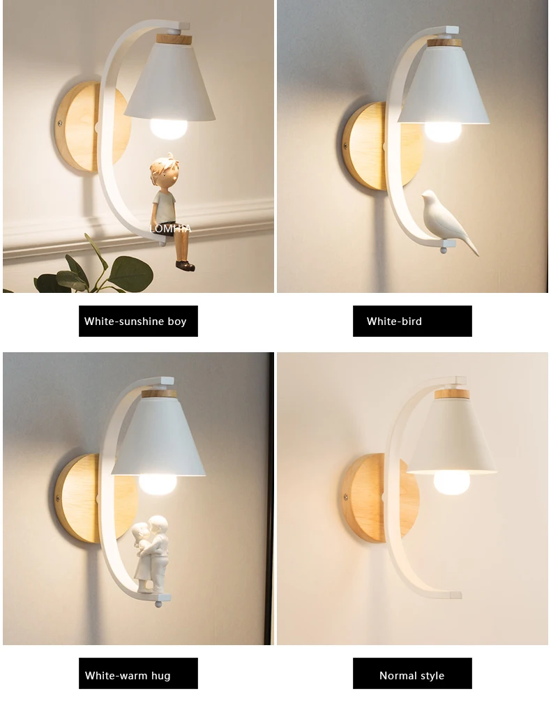 Modern LED Wall Lamps indoor bedside wall lighting Minimalist art Sconce13