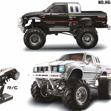 Профессиональный Elextric Racing пикап RC грузовик P407 1:10 2,4 г 30 минут 4WD высокое Скорость удаленного Управление восхождение грузовик