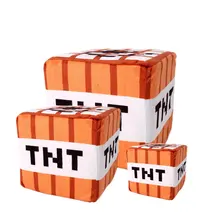 10 10 10 cm PC Game Minecraft Ten Characters TNT Creeper Plush Sponge Stuffed Cube Toy
