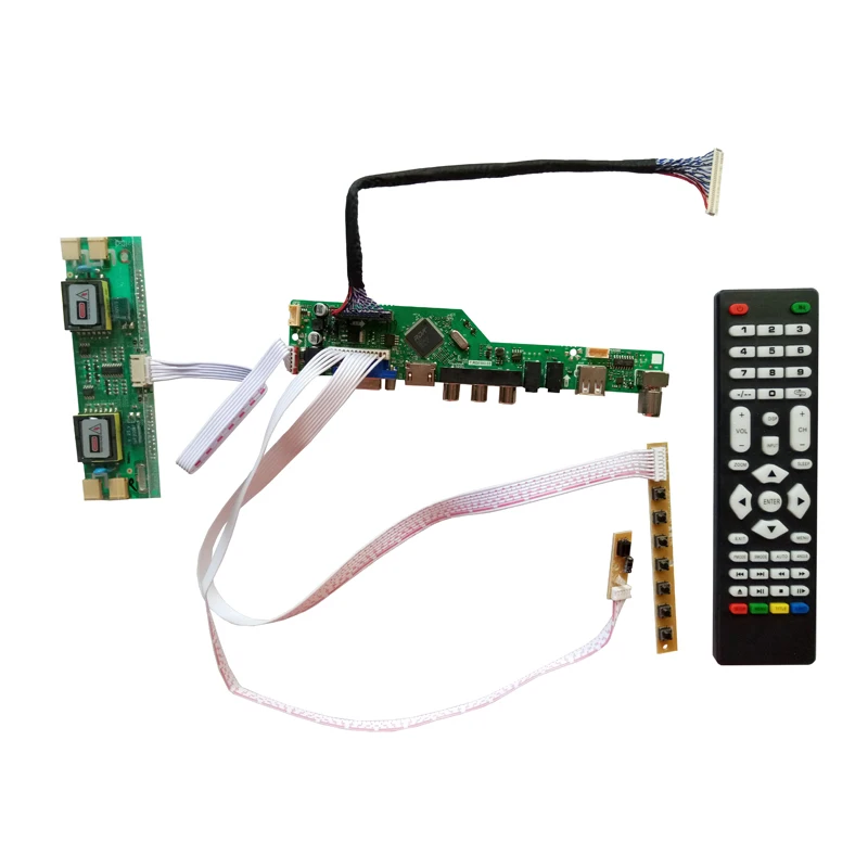 

HDMI-compatible USB AV VGA ATV PC LCD Controller Board for 17inch 1280x1024 MT170EN01 CCFL LVDS Monitor Kit