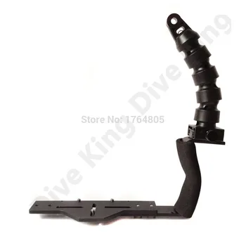 

Diving 185mm flex Arm System - Base Tray with single Handle - Adapter for Housing Underwater and Flashlight Torch