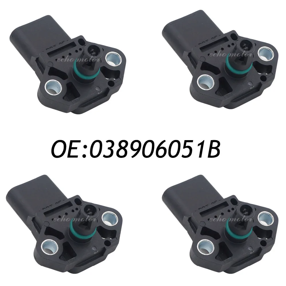 New 4PCS MAP Sensor / Manifold Air Pressure Sensor / Turbo Boost Sensor