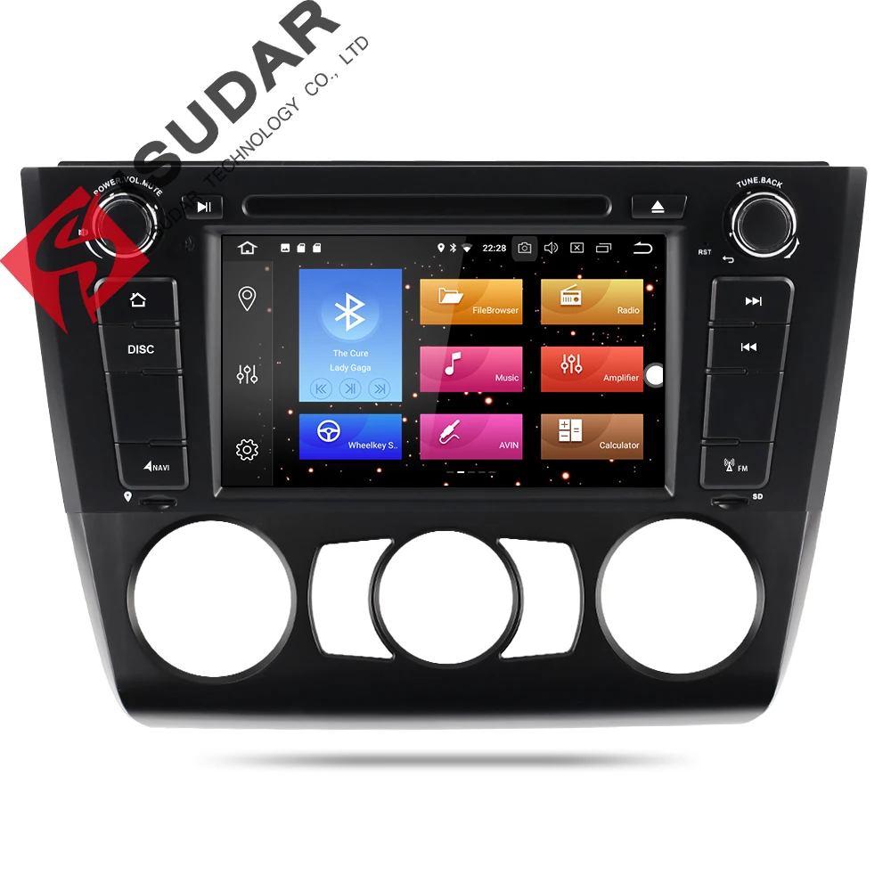 Isudar Car Multimedia Player DAB Car Radio 1 din font b GPS b font Android 8
