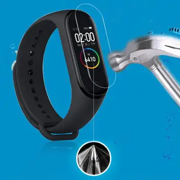 

Hat-Prince 2pcs TPU Full Cover Watch Screen Clear Protective Film for Mi Band 4 Anti-Fingerprint Anti-Glare Anti-Scratch