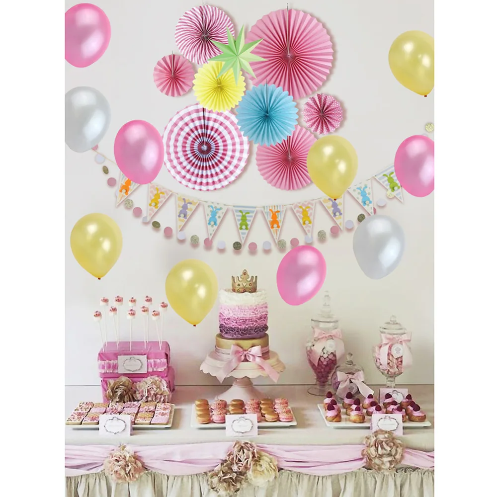 16pcs Easter Party Decoration Set Easter Bunny Pen...