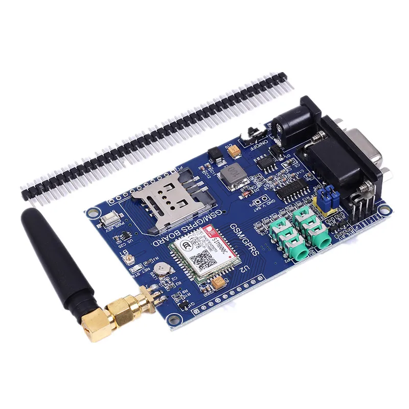 Макетная плата SIM800C модуль Φ 3 3/5V TTL для Arduino и активной керамической антенны