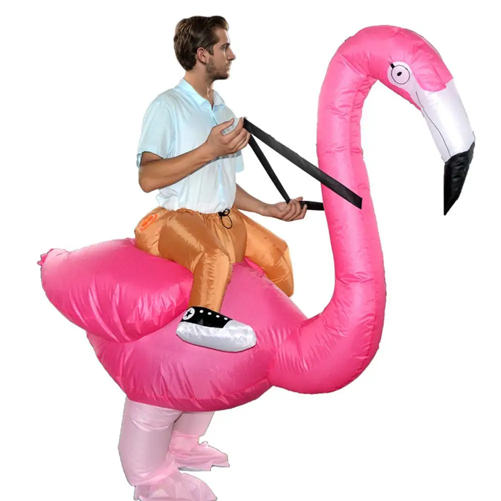 

Innovative Toy Halloween Christmas Flamingo Cosplay Costume Inflatable Spoofing Costume Props