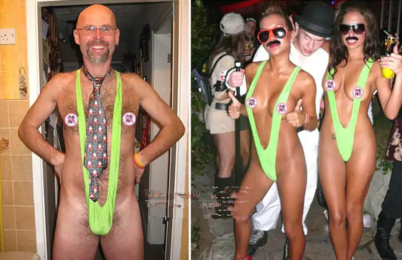 girl in borat swimsuit