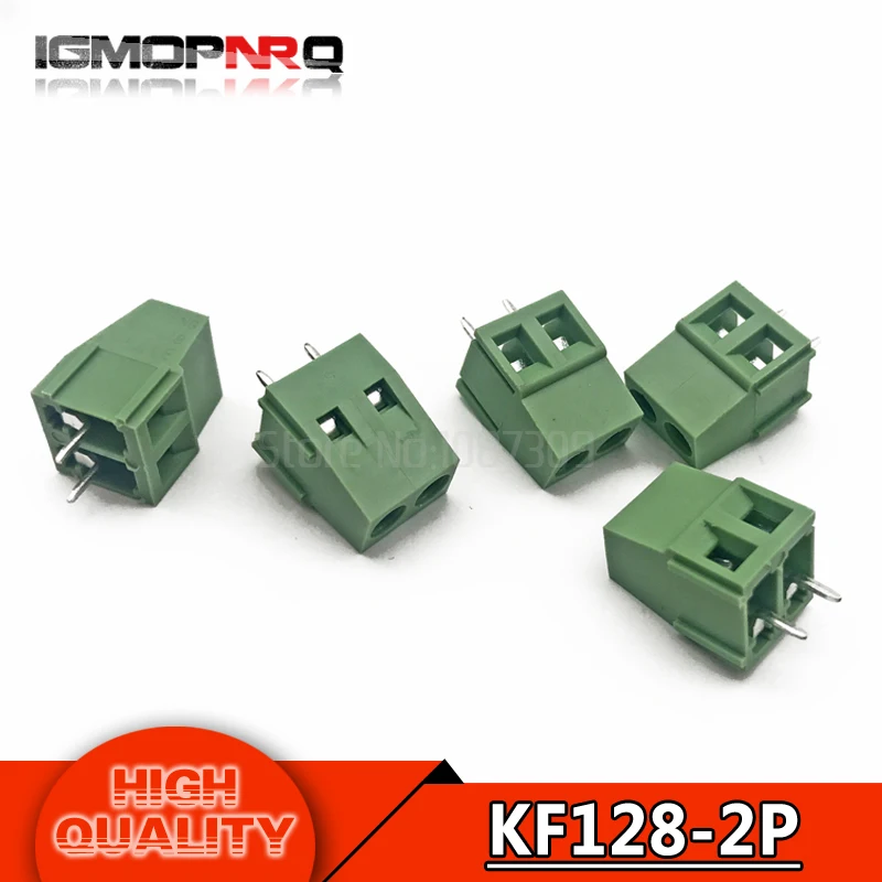 

20PCS KF128-2P 5.08mm KF128 3 Pin Green Connect Terminal Screw Terminal Connector Splice connector