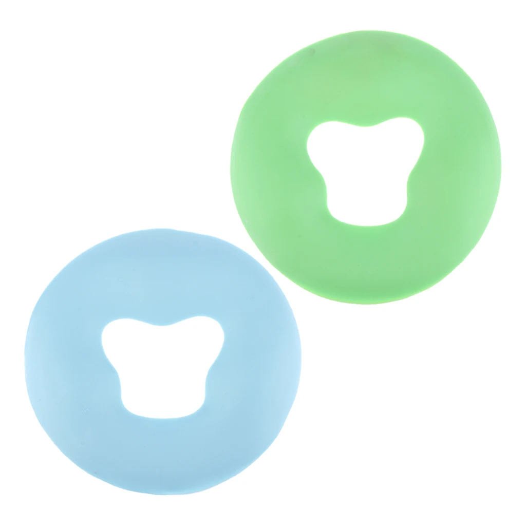 

2pcs Anti Slip Silicone Gel Face Relax Cradle Cushion Pillow Pad SPA Beauty Salon Massage Mat