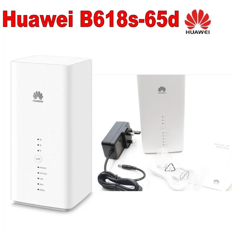  SET of Huawei B618s-65d LTE Cat11 Wireless Gateway +4g antenna