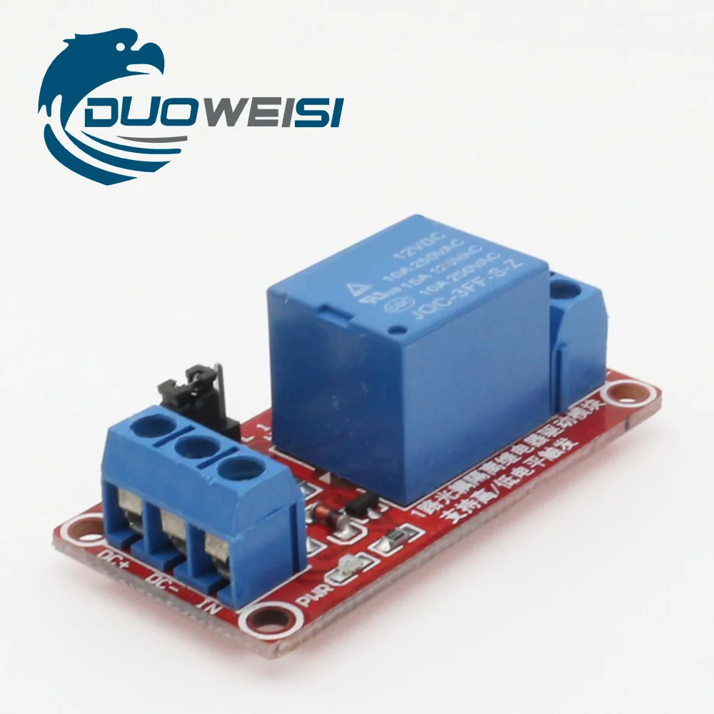 AEDIKO 4pcs DC 12V Relay Module 1 Channel Relay Board With Optocoupler - View #8