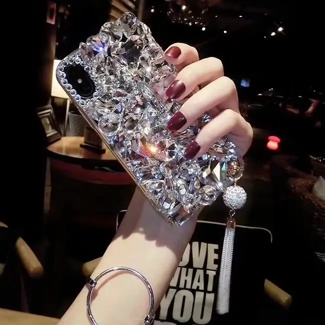 For iphone 11 Pro Max X XS XR XSMAX Case New Luxury Crystal 7 7plus 8 8plus 6 6S plus Cover Lovely Coque |