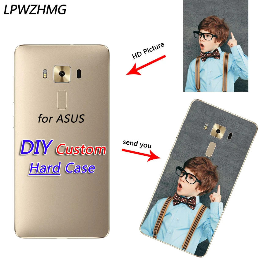 LPWZHMG Custom DIY Photo Hard Cases For ASUS Zenfone 3 Ze552kl ZE520kl Ze601KL GO Z5 Z6 Phone Case Plastic Back Cover |