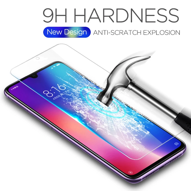 3 шт./лот Экран протектор Стекло для Xiaomi Redmi mi 9 8 SE Honor 8 Lite mi 9 mi 8 HD закаленное Стекло позиционирование отверстие Защитная пленка, стекло