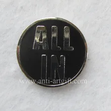 Мягкие эмалированные значки брошь булавки позолоченная круглая форма буквы значков Высокое качество без MOQ OEM/ODM обслуживание