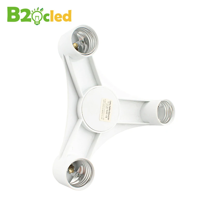 1 E27 base to 3 E27 base high quality lamp bases one E27 branch Three E27 bulb Socket LED bulb