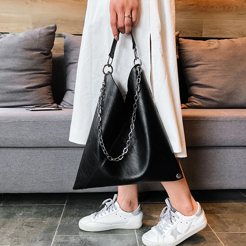 Модная кожаная сумка для женщин 2019 роскошные сумки дизайнер Большой ёмкость сумка на плечо Sac