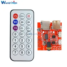 Автомобильный Bluetooth 4,1 MP3 WAV декодирующая плата 3 Вт динамик усилитель аудио приемник модуль Поддержка USB/TF/U-DISK/IR пульт дистанционного управления