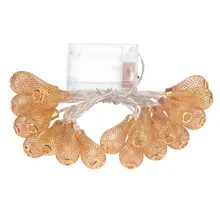 20 светодиодный металлический подвесной Сказочный светильник для патио, украшения для свадебной вечеринки LB88