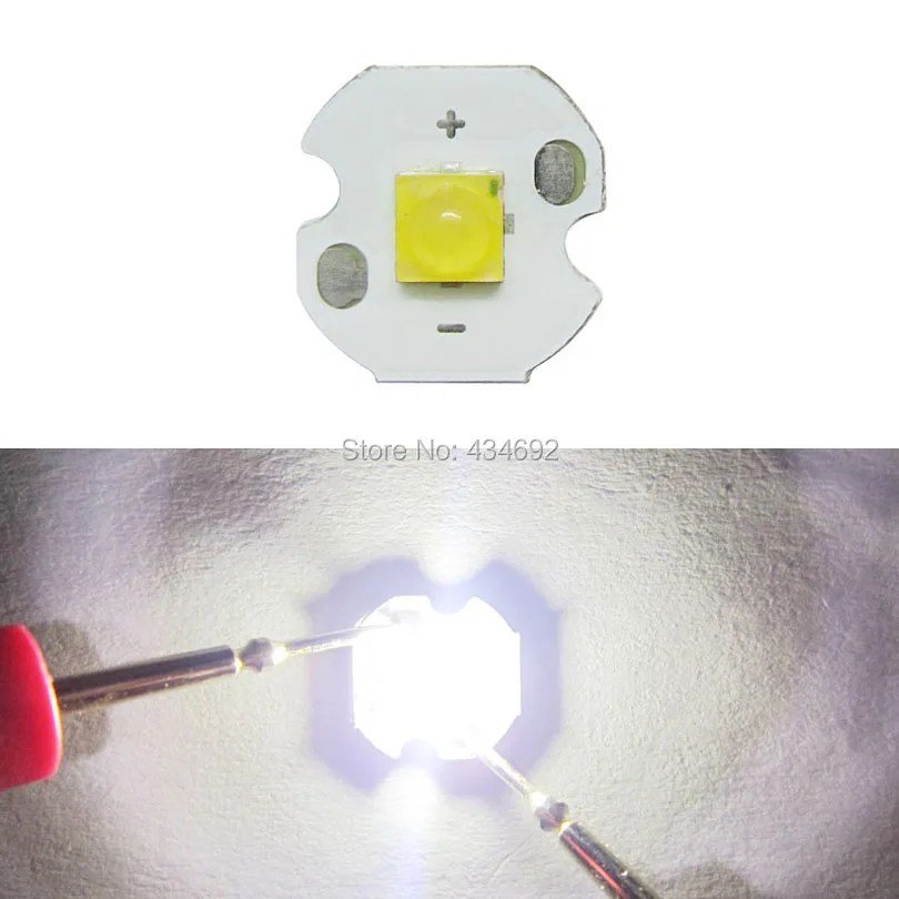 

Original Epistar LED 1W 3W 12mm High Power White 6000-6500K 90/240LM LED Light Bulb Lamp DIY
