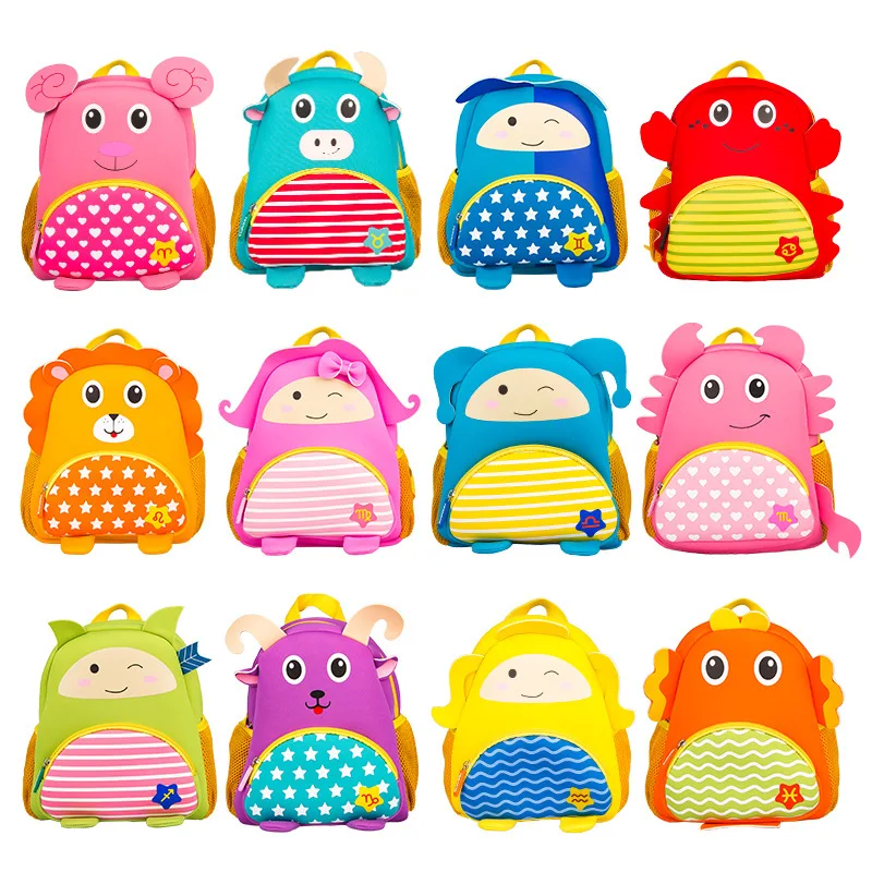 

Cute Children School Bag Cartoon Twelve Constellation Design for Boys Girls Kids Shoulder Bags Book School Backpack