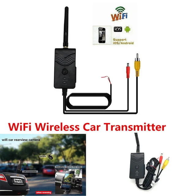 903W FPV WiFi Беспроводная Автомобильная камера видео заднего вида WIFI передатчик