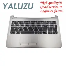 YALUZU подлокотник для ноутбука для hp 250 G5 15-AC 15 AC 15-AF ноутбука клавиатура с вырезами под ладонь верхний регистр Touc hp ad