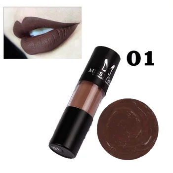 

12 color lip gloss matte easy to wear batom matte nude liquid lipstick waterproof lip tint long lasting by Miss Rose MS068