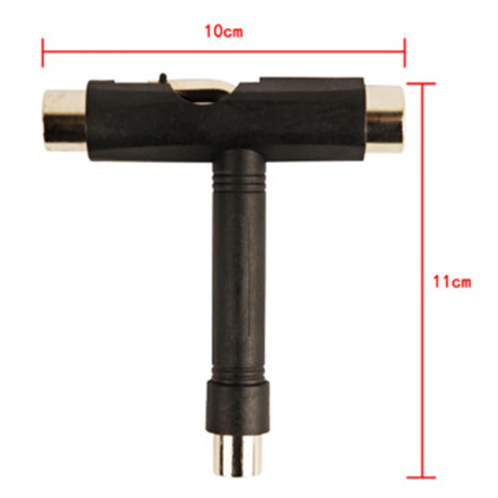 Профессиональный Универсальный Т-образный Скейт инструмент Отвертка розетка многофункциональный скейтборд Регулировка т-инструмент