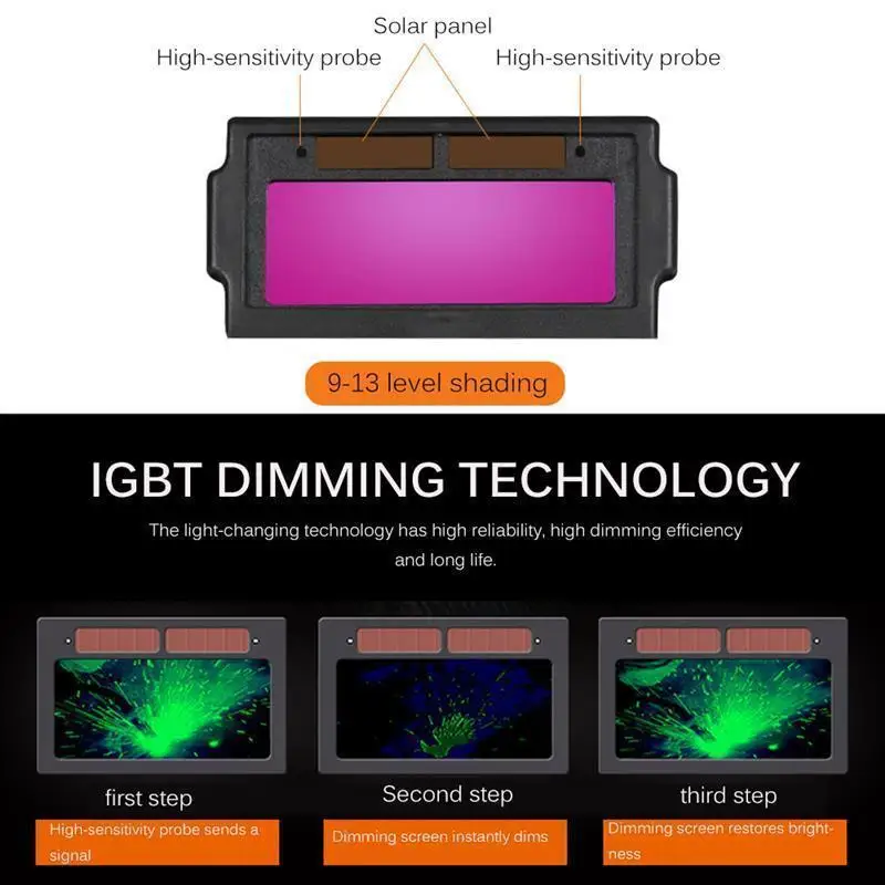 Солнечный автоматический сварочный шлем маска на голову аргоновая дуговая сварочная крышка Солнечная Авто Затемнение регулируемая сварочная Защитная Экипировка