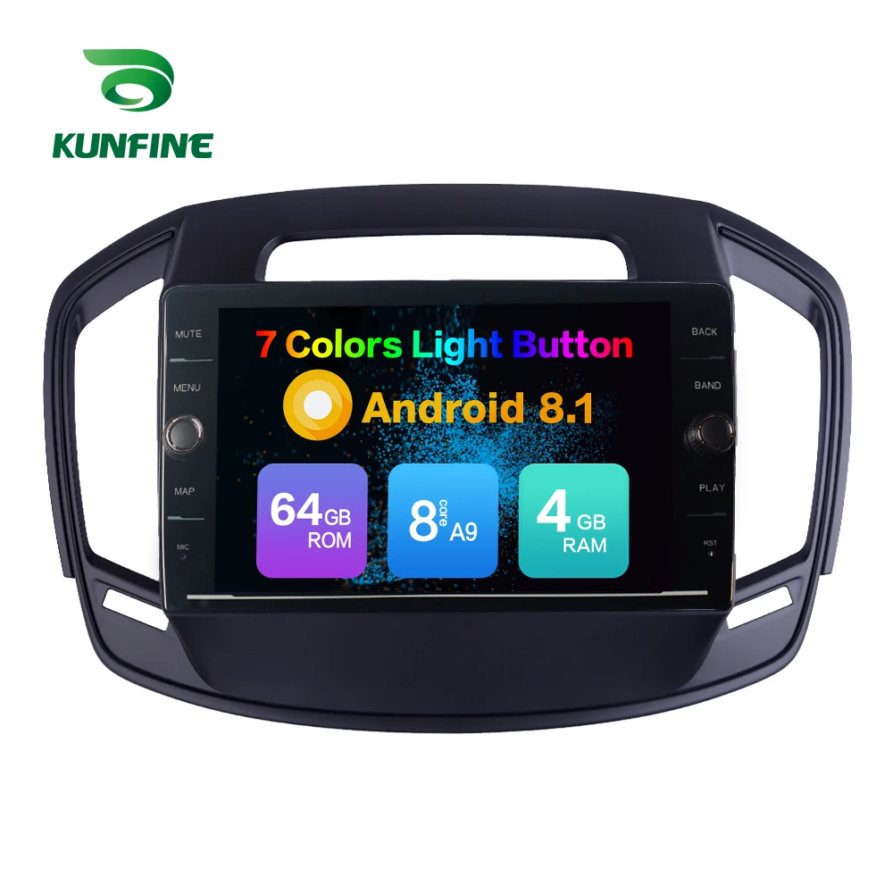Восьмиядерный ПЗУ 64 ГБ Android 8 1 автомобильный DVD GPS навигационный плеер Deckless стерео