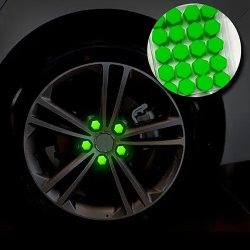 

20 Pcs 19mm Silicone Anti-dirty Anti-rust Car Wheel Nut Car Wheel Nut Screw Cover Car Rims Exterior Bolt Caps